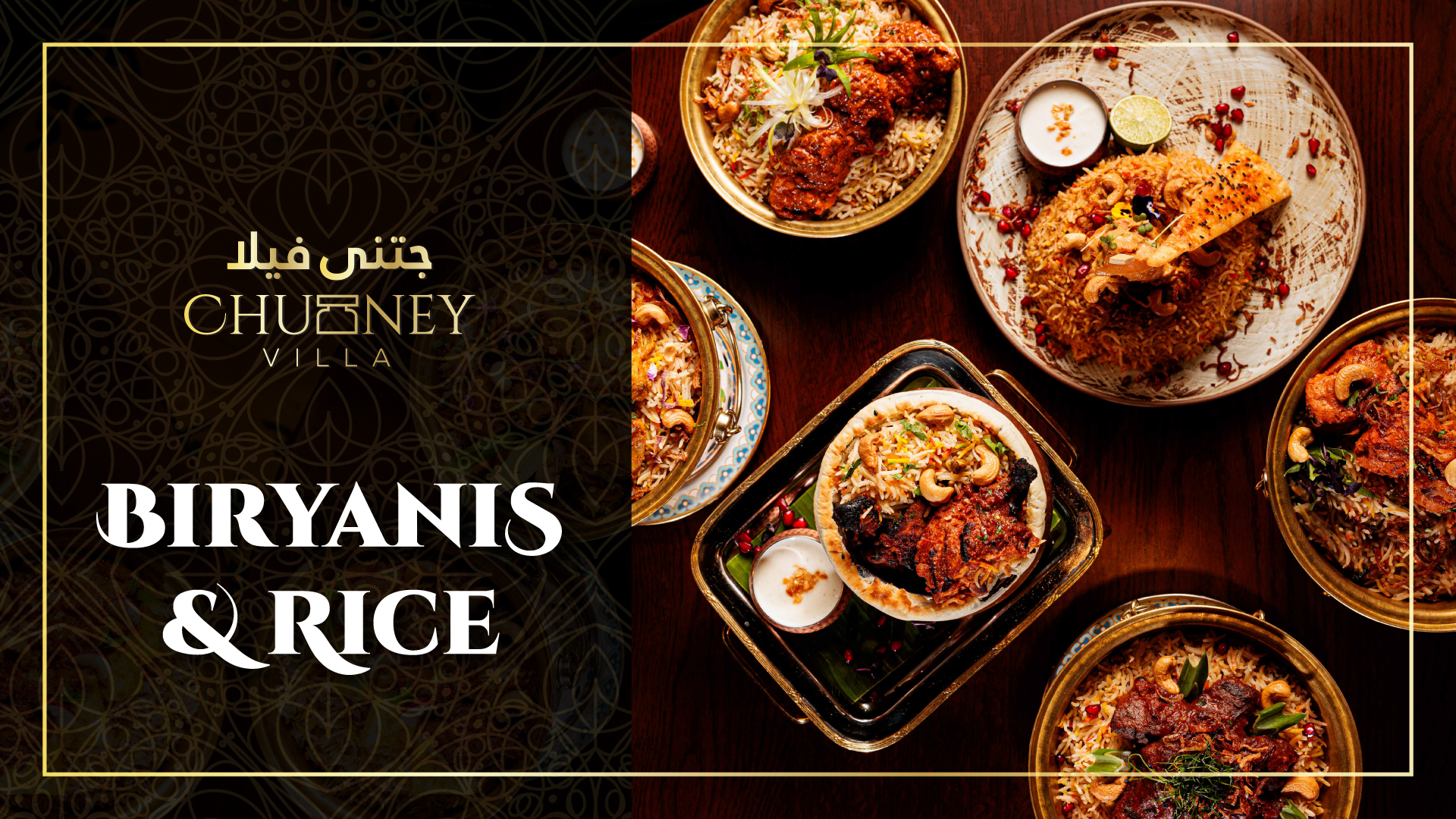 Biryanis & Rice