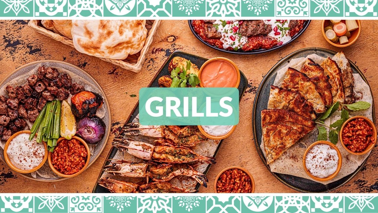 Grills over Charcoal